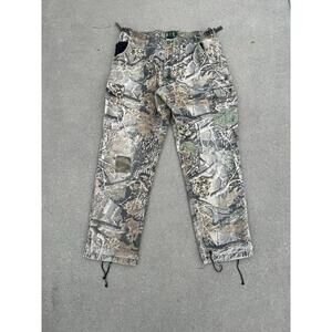 Cabelas Camouflage Cargo Pants Mens Size 38 Seclusion 3D Camo Outdoors Hunting